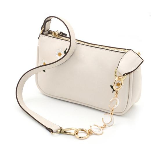 Extension Chain DIY Shoulder Bag Strap Replacement Extended Shape Chain Hollow Moon Purse Polished Lightweight Wallet Strap