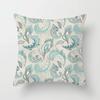 Mint Green Geometric Print Pillowcase Car Ornaments Office Living Room Home Pillowcase
