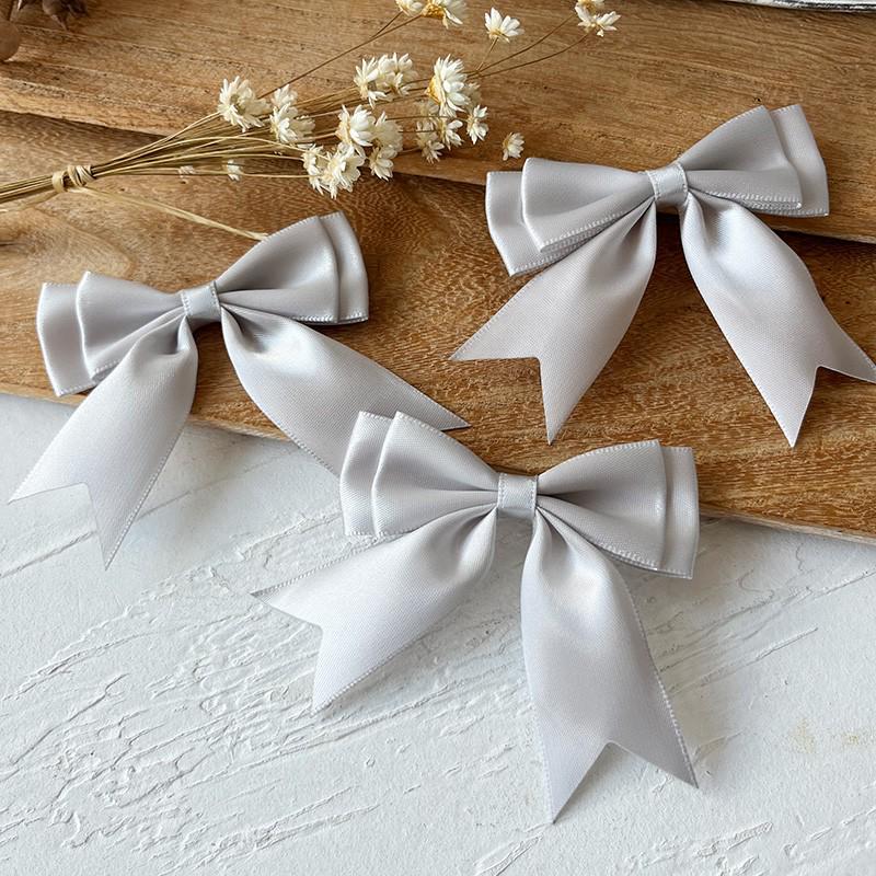 2.5cm Wide Handmade Ribbon Bow Knot for DIY Clothing & Hair Accessories, Card Holders, and Decorations