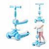 Dreirad-LED-Roller für Kinder, verstellbar 63-79 cm, Laufrad