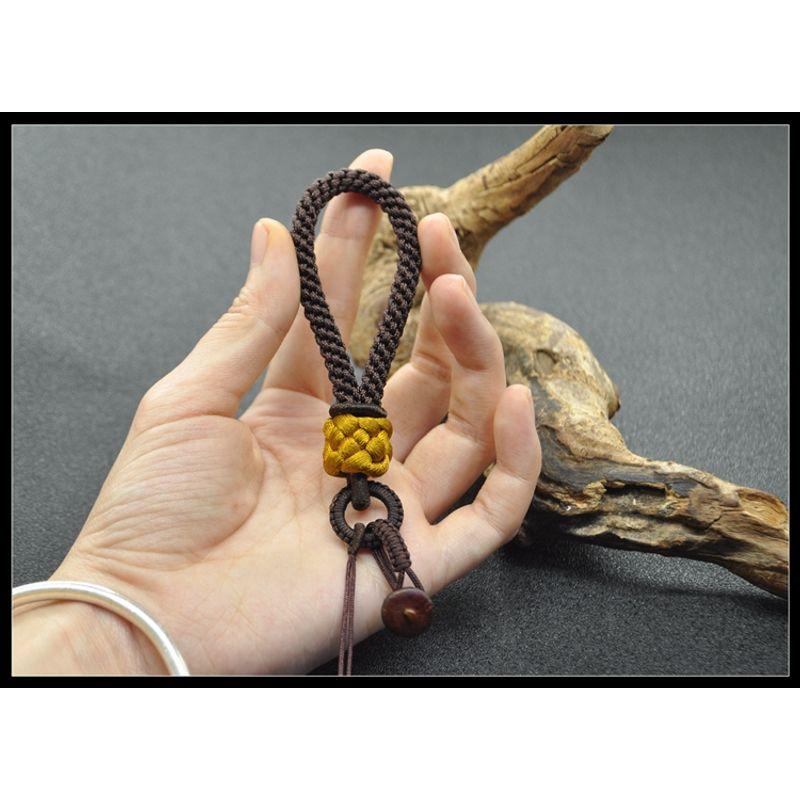 

Сделай сам Плетеные вручную поделки Толстая игрушка Рукоятка Ремешок для переноски Веревка для нефритового кулона Мужской Гань Цзюньпин C33 D only lanyard