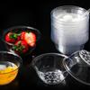 Disposable Transparent Plastic Bowls 400ml (50-pack)