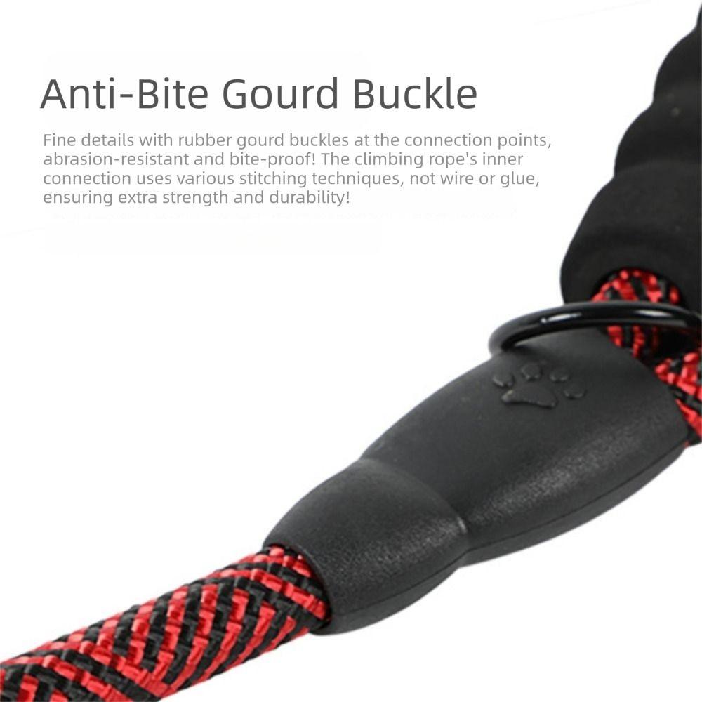 Comfortable Grip Pet Leash 12mm*180cm Dog Walking Leash Sturdy Dog Traction Rope Training Session