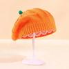 Halloween Large Small Pumpkin Beret Hat New Autumn and Winter Knitted Hat Warm Knit Hat Halloween Party Hats