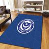 Portsmouth Football Club Carpet Rug for Living Room Bedroom Home Sofa Decoration,Kids Play Non-slip Floor Mat