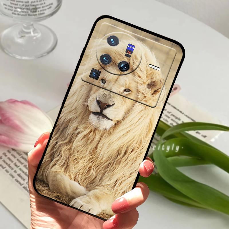 Soft Silicone Case For vivo X80 Pro 5G Coque X 80 Fashion TPU Phone Cover For Vivo X70 Pro Shockproof Bumper Shells Cute Cartoon