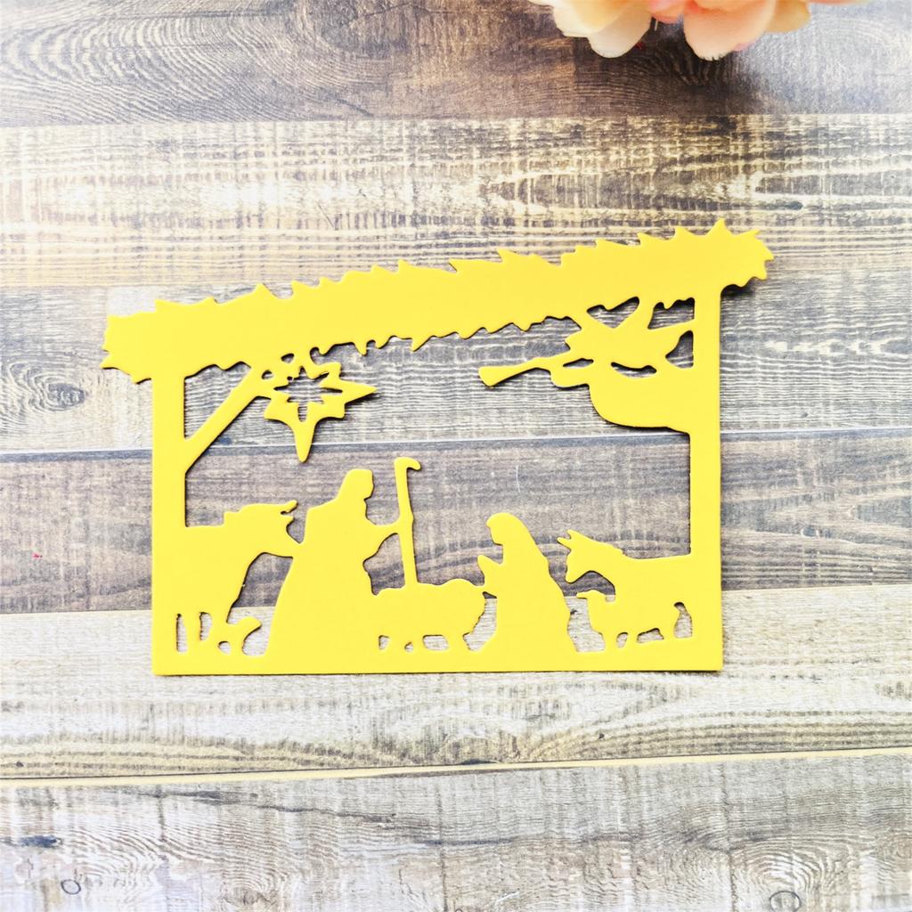 Prayer House Metal Cutting Dies Stencils for DIY Scrapbooking Decorative Embossing Paper Cards Template Decor Die Cuts