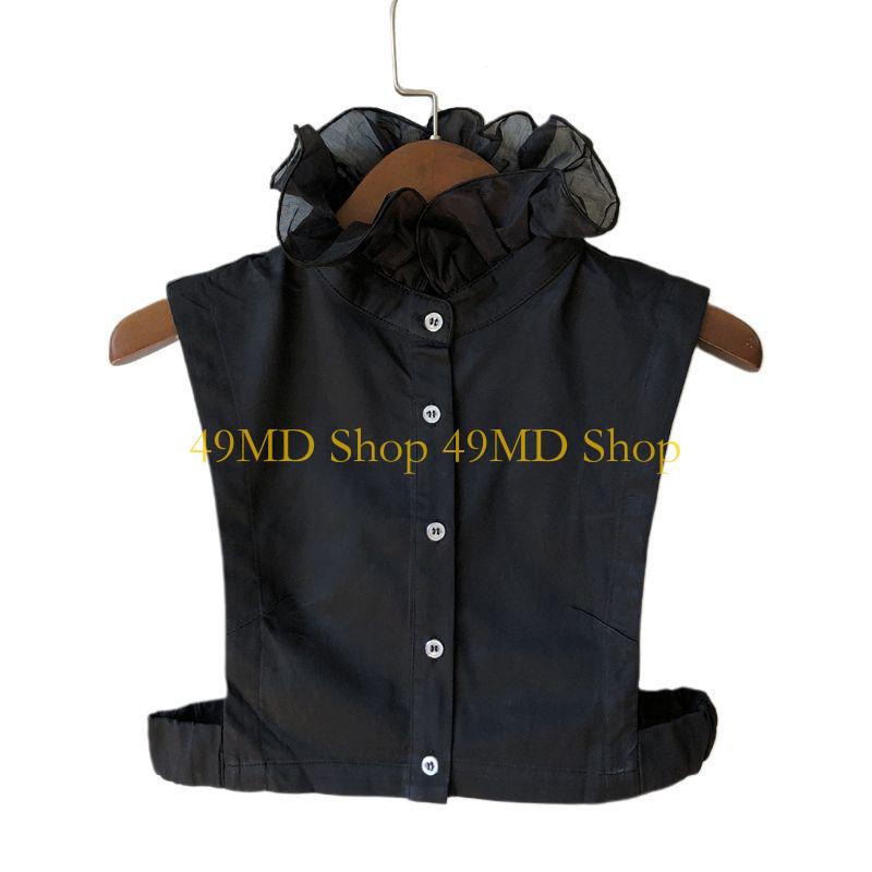 

49MD Commercial Affairs Collar Casual Women Fake Collar Detachable Fake Shirt Collar чёрный