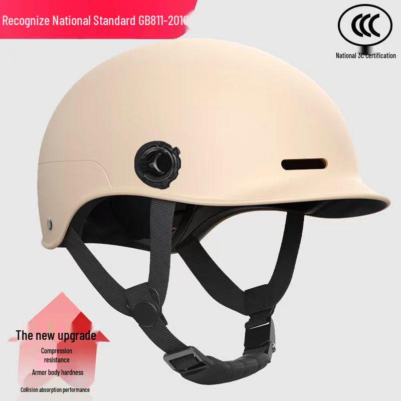 3C Certified Unisex Motorcycle Helmet - Summer & All-Season Safety Half Helmet One Size