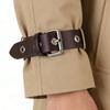 4Pcs Adjustable PU Leather Coat Sleeve Extender Strap Cuff Adjuster Belt For Coat Jackets Windbreaker Clothing Repair