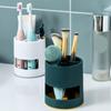 1 Stück, Multifunktionaler Badezimmer-Aufbewahrungs-Organizer, Freistehender Arbeitsplatten-Zahnputzbecher mit Abtropfschale, Zahnpasta-Halter, Rasierständer