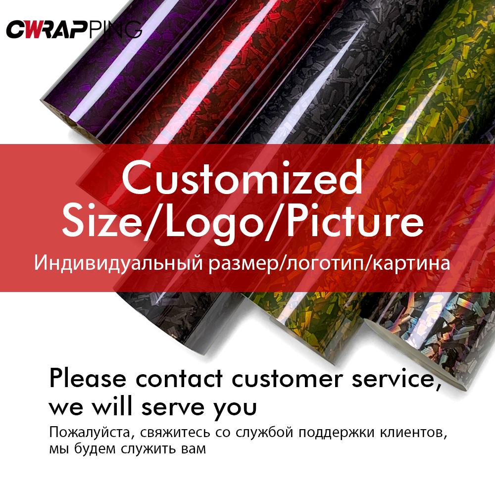 Geschmiedete Carbonfolie Hochglanz Geschmiedete Kohlefaser Autoaufkleber Vinyl Geschmiedete Kohlefaserfolie Auto Zubehör Vinyl Autoaufkleber