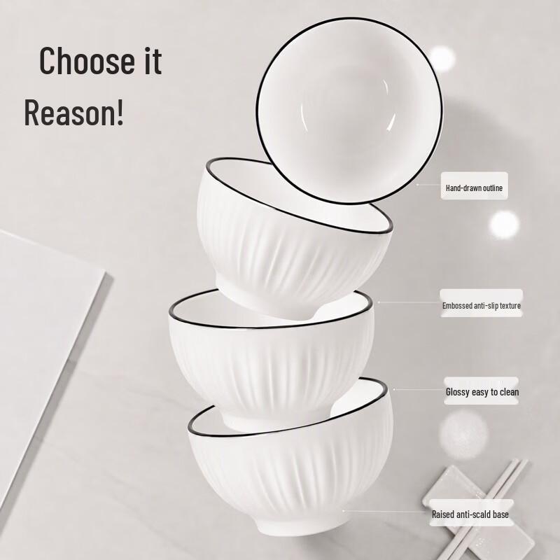 Jingrong Jingdezhen High-Temperature Ceramic Dinnerware Set