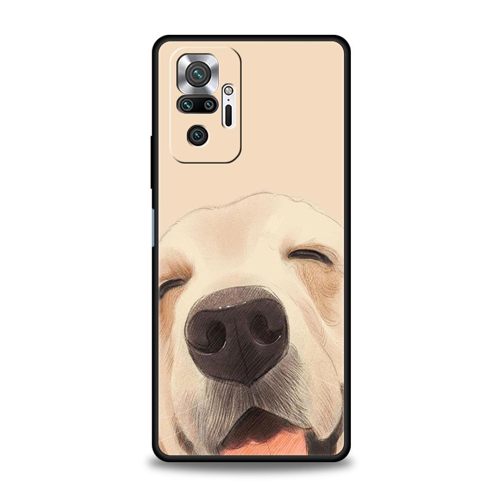 Labrador Golden Retriever Dog Phone Case For Xiaomi Redmi Note 14 13 12 5G 9S 9 10 11 Pro Plus 9T 14C 13C 12C 10C 9C 9A Cover