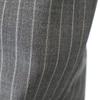 VISARUNO Made in Japan wool Striped Pattern suit Setup M Gray Men's Used