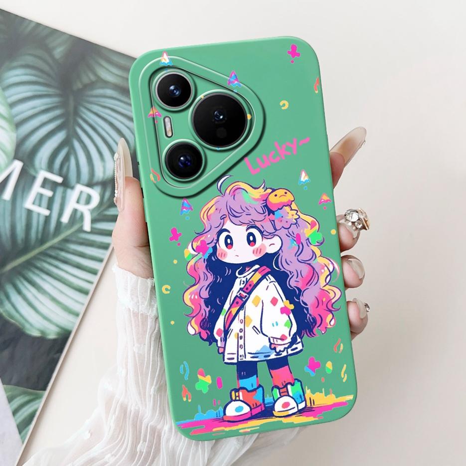 For Huawei Pura 70 Pro 5G Case Cute Cartoon Cover Shockproof Soft TPU Phone Cases For Huawei Pura 70 Pro Plus Pura70 Pro+ Fundas
