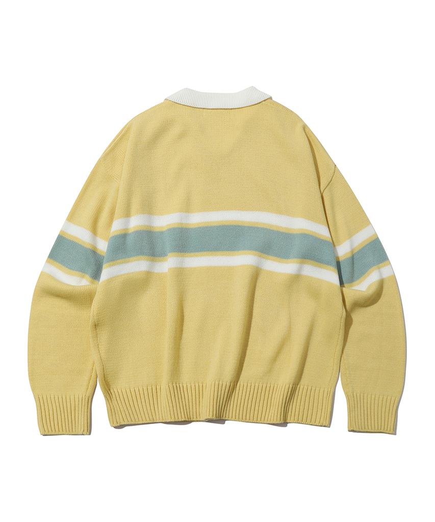MAINBOOTH Academy Collar Sweater(Lemon)
