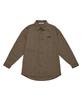 ESCAPEFROM Easy Line Oversized Pigment Shirt Brown