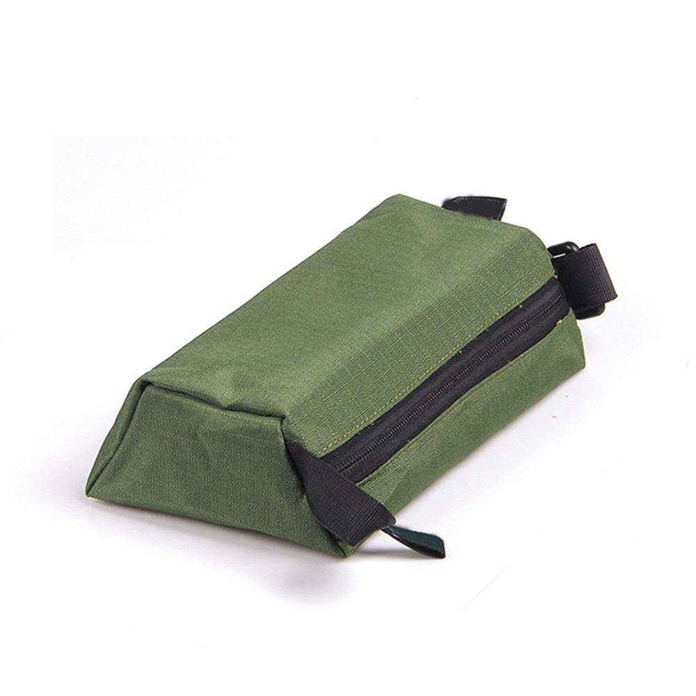 Oxford Cloth Small Tool Bag with Hook Wear Resistant Tool Storage Pouch Portable Anti-Fall Accessories Storage Bag Home Car Use