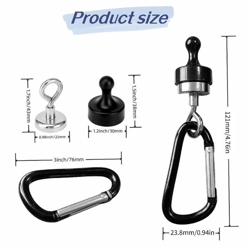 Rare Earths Tent Hook Waterproofed Camping Light Clip Mountaineering Equipment for Skylights Tents