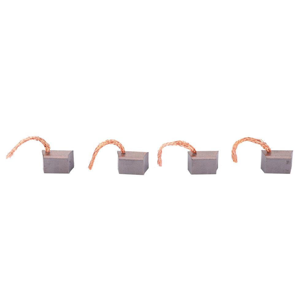 100Pcs Carbon Brushes Replacement Kits Fit for Automotive Electronic Fan Motor J435A 9x8x13.5mm