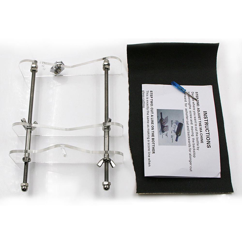 

Резак для стеклянных бутылок DIY инструменты для резки круглых квадратных овальных бутылок белый