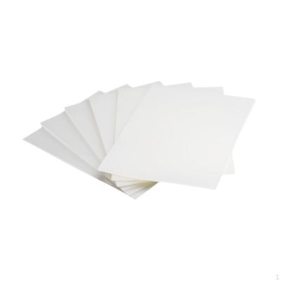 100x A4 Boyut Bağlayıcı Kapaklar Yarı Şeffaf 21x29.7cm Su Geçirmez Bağlayıcı Kapağı İş Ofisi için