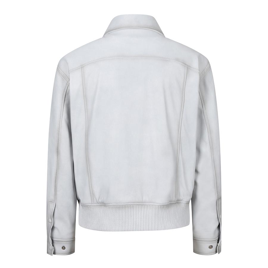 Fahrenheit Two-Tone Leather Jumper (Figda9302)