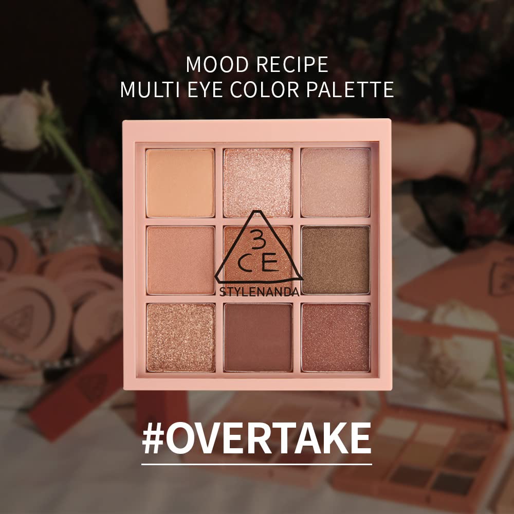 

3CE MULTI EYE COLOR PALETTE, Макияж, Стойкая, Корейская косметика, KBeauty, пробник #OVERTAKE