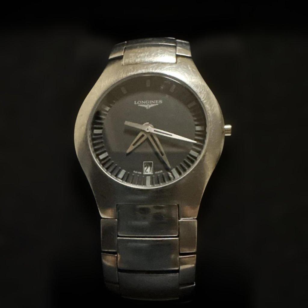 Used LONGINES Opposition Black Manufacturer's warranty included