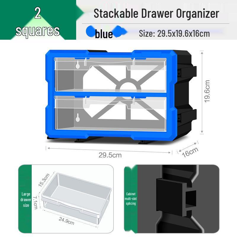 Parts Storage Cabinet with Drawers for Electronics, Hardware, & Screws