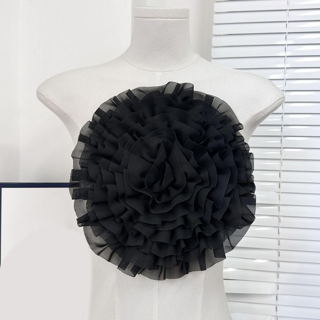 Eye-Catching Oversized Flower Applique for Clothes Hat Sewing Patches DIY Scarf Wedding Dress Decors Accessories