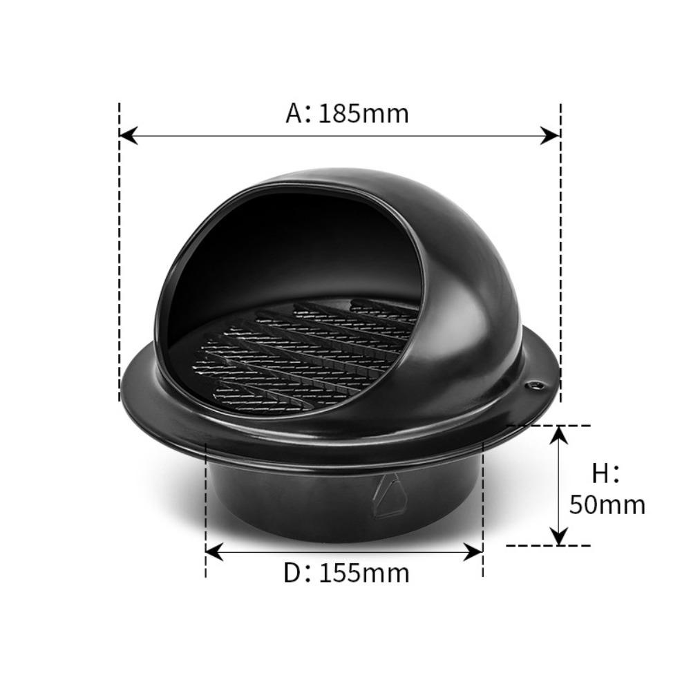 Rainproof Windproof Exhaust Wind Deflector Stainless Steel Outdoor Flue Rain Cover Outdoor