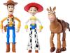 Mattel Disney Pixar Storyteller Toy Story Jessie Bullseye Echte bewegliche Figuren Schlüsselcharaktere Sammlerstück 3er-Pack Woody, & 4 Zoll