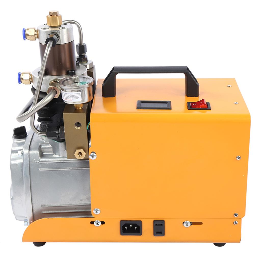 Air Compressor Pump 30MPa 4500PSI Inflator Electric Pneumatic Equipment with Pressure Gauge110V US Plug