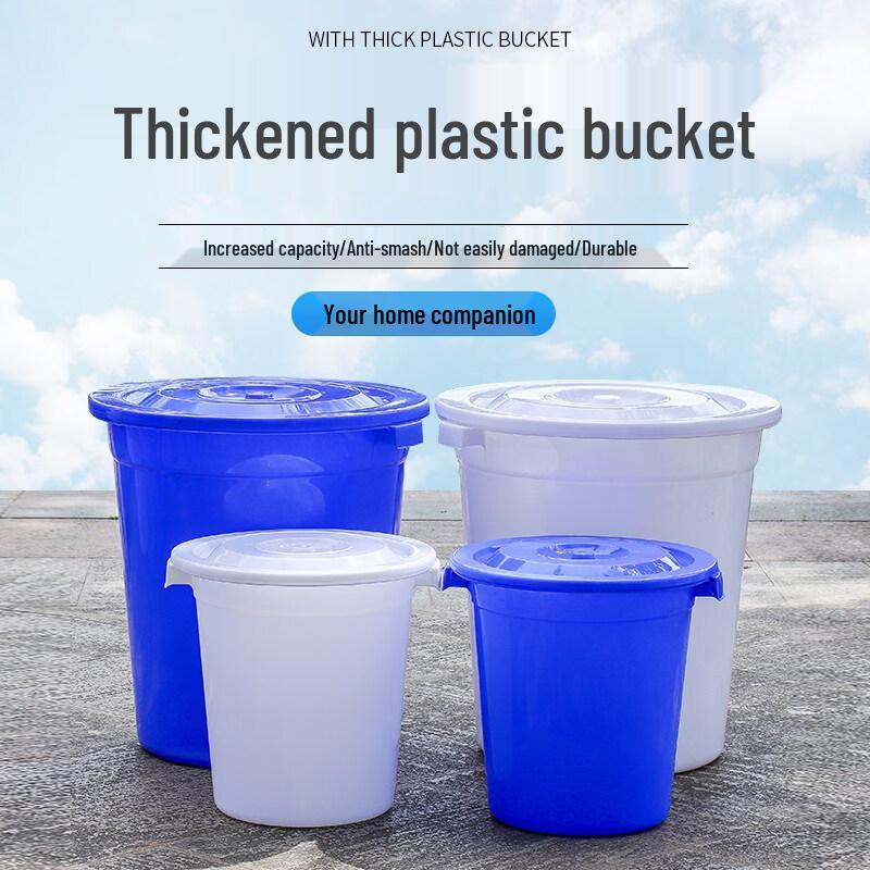 ZISIZ Large Thickened Plastic Household Bucket