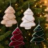 Velvet Christmas Tree Ornaments - Indoor Holiday Decoration