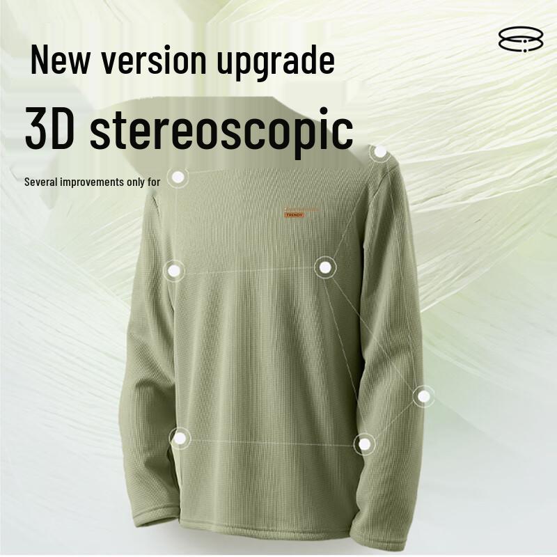 Mark Fairwhale Men's Waffle Fleece Lined Long-Sleeve Thermal T-shirt