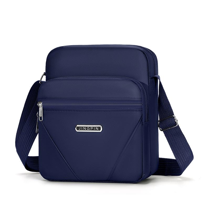 

Мужская маленькая сумка через плечо, однотонная сумка через плечо, сумка для мобильного телефона синий