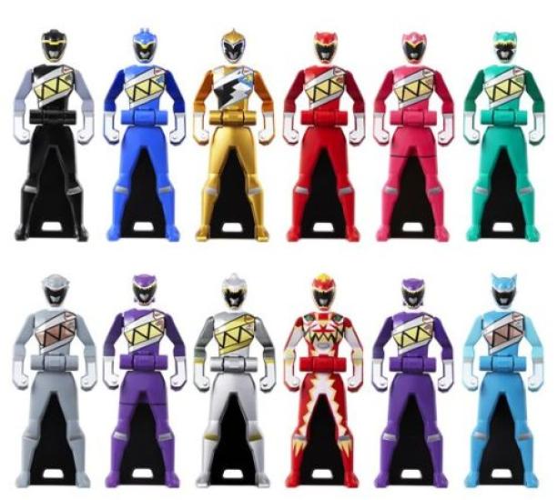 

Набор ключей рейнджеров Zyuden Sentai Kyoryuger