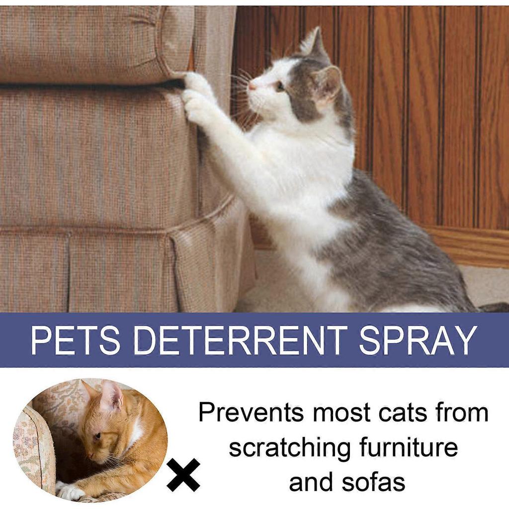3X Furniture Scratch Protector Yegbong, Bitter Cat Training Deterrent Spray, Indoor Outdoor