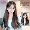WTB Synthetic Wig Women's Long Hair Slightly Curled Hairband Wig Integrated Natural Realistic Women's Wig