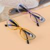 New Cat's Eyes Reading Glasses Women Fashion Diamond Plated Blue Light Proof Presbyopia Eyeglasses  +0.75 To +3.5