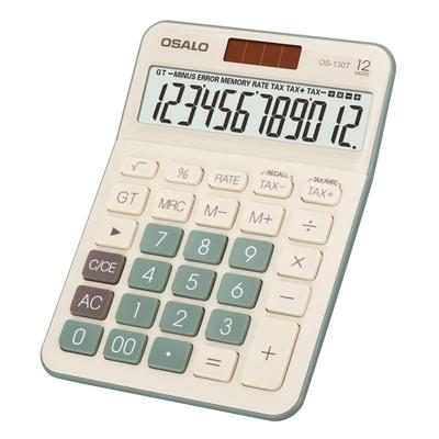 Pendancy Desktop Calculator, Large LCD Display, 12 Digits, Big Buttons, Tax Accounting Calculator, Battery and Solar Powered, for Desk/Office/Home/Bus