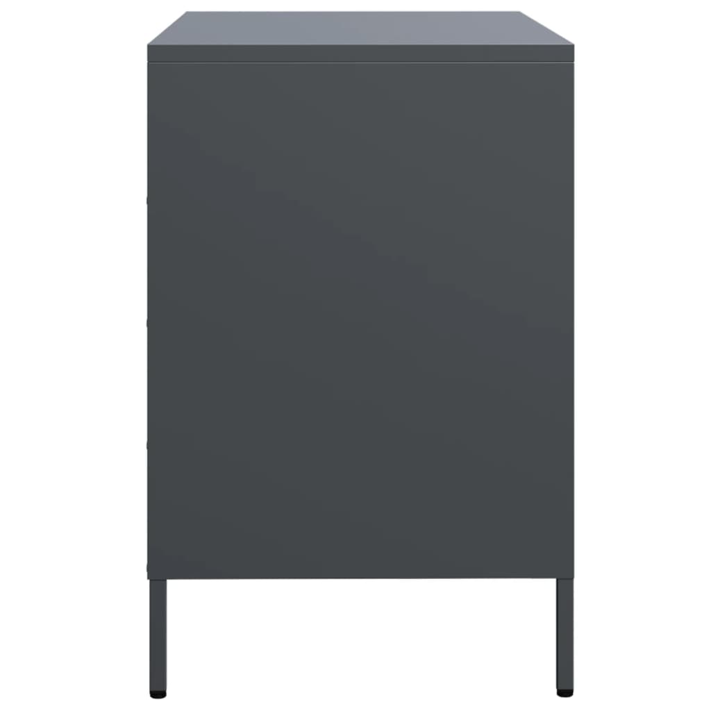 Sideboard Anthracite 68 x 39 x 58.5 cm Cold Rolled Steel