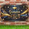 Celebrate Graduation Photography Backdrop Glitter Happy Graduation Banner  Photography Props