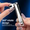 Xiaomi 360° Rotation Stainless Steel Splash-Proof Nail Clippers Suitable for Thick Hard Nails for Fingernails & Toenails, Manicure Tool