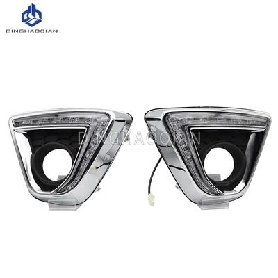 1 Paar 12V LED Auto Tagfahrlicht mit Nebelscheinwerferloch für Mazda cx-5 cx5 cx 5 2012 2013 2014 2015 2016 Nebelscheinwerfer