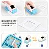 Zoriva Hole Punch, Craft Punch, Stamp, Rounded, Stationery, Square, Square Hole Punch, Office Supplies, Scrapbooking, Convenient, Single Hole