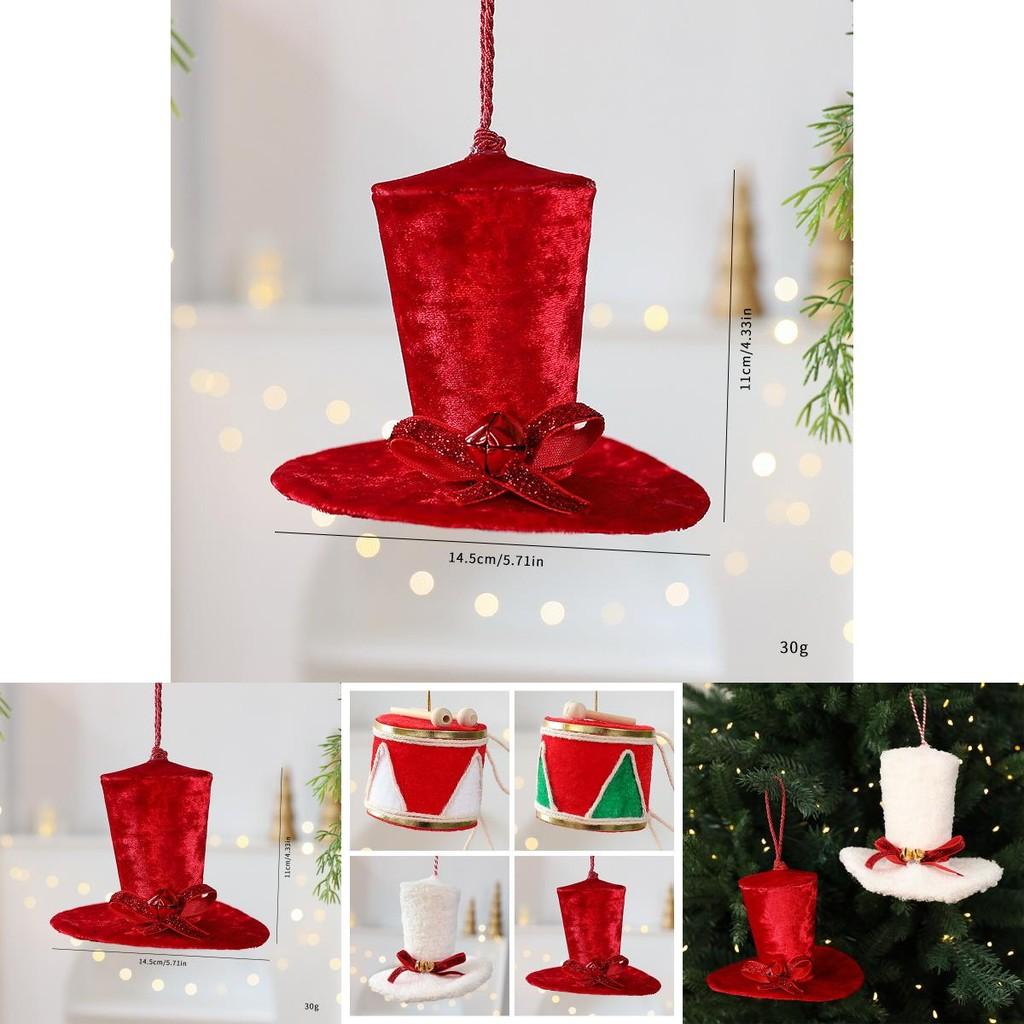 Christmas Tree Ornament With Drum And Hat Decor For Holiday Festivities